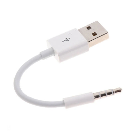 USB Charging Data Cable for Apple iPod Shuffle USB2.0 to 3.5mm Jack Transfer Audio Adapter For MP3 MP4 Player Charger Cord Wire